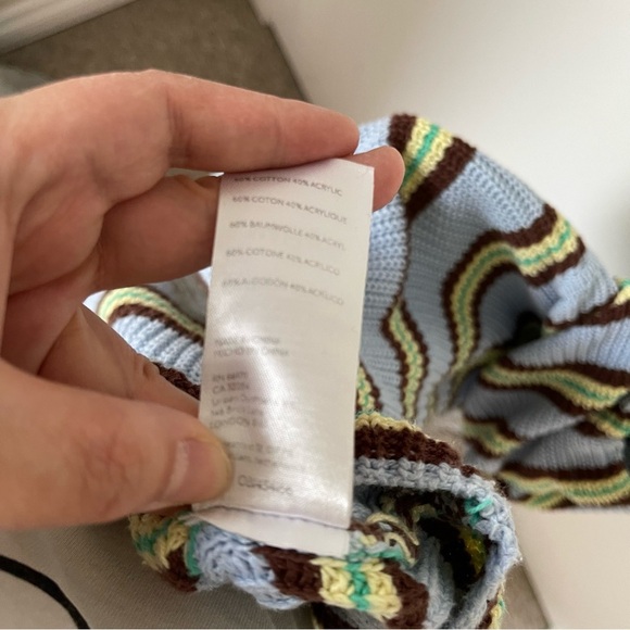 BDG Indie Hooded Cardigan Striped Multicolor Women's M - Picture 7 of 7